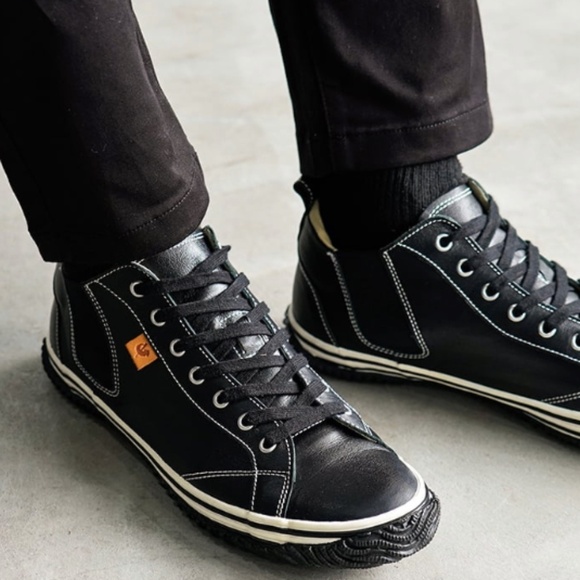 Spingle Move SPM- Black Bingo Japan Shoes-Kangaroo Leather - size LL - Picture 1 of 5